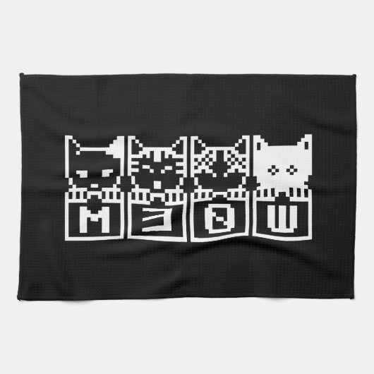 DE 8-BITS CATS M30W THEEDOEK (Horizontaal)