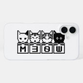 DE 8-BITS KATTEN M30W iPhone HOESJE (Achterkant horizontaal)
