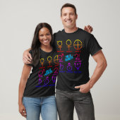 De 8 planeetsymbolen aanpasbaar t-shirt (Unisex)