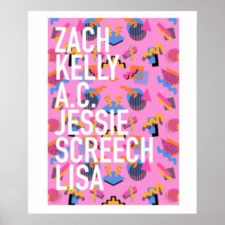 De 90s Bell noemt Zach Kelly Poster