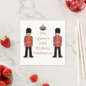 De 90ste verjaardag van de koningin servetten (Insitu)