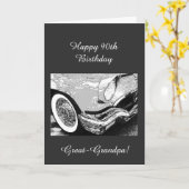 De 90ste verjaardag van opa kaart (Gele Bloem)