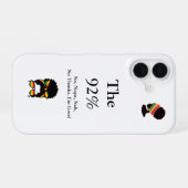 De 92% iPhone hoesje iPhone 16 Hoesje (Achterkant horizontaal)