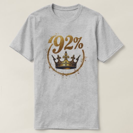 De 92% t-shirt (Design voorkant)
