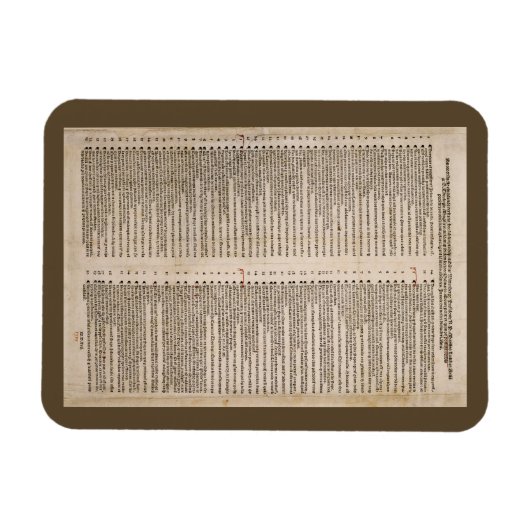 De 95 Theses (Martin Luther) Magneet (Horizontaal)