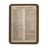De 95 Theses (Martin Luther) Magneet (Verticaal)