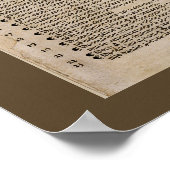 De 95 Theses (Martin Luther) Poster (Hoek)