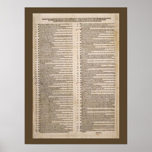 De 95 Theses (Martin Luther) Poster
