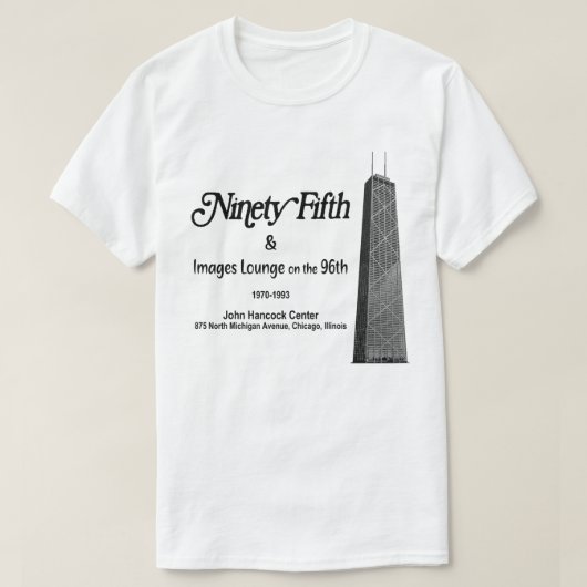 De 95ste in de John Hancock, Chicago, IL T-shirt (Design voorkant)