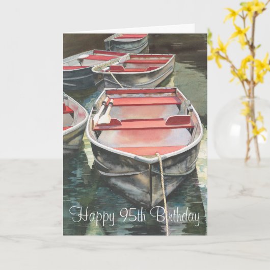 de 95ste kaart van de Verjaardag (Gele Bloem)