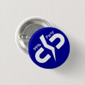 De 99%-partij ronde button 3,2 cm (Voorkant /achterkant)