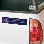 De 9-12 Project bumpersticker (Op Truck)