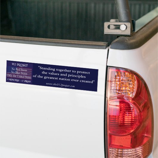 De 9-12 Project bumpersticker (Op Truck)