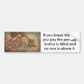 De 9-12 projectmozaïek en de 9 beginselen bumpersticker (Voorkant)