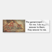 De 9-12 projectmozaïek en de 9 beginselen bumpersticker (Voorkant)