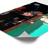 De 9-band omlaag schuiven poster (Hoek)