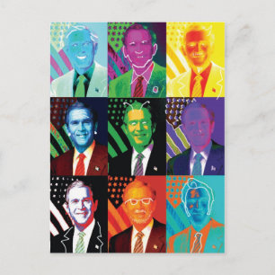 De 9 gezichten van het Briefkaart van de Struik