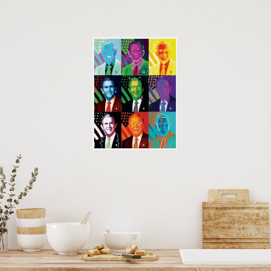 De 9 gezichten van het Poster van de Struik (Keuken)