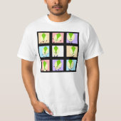 De 9 gezichten van Pistachio T-shirt (Voorkant)