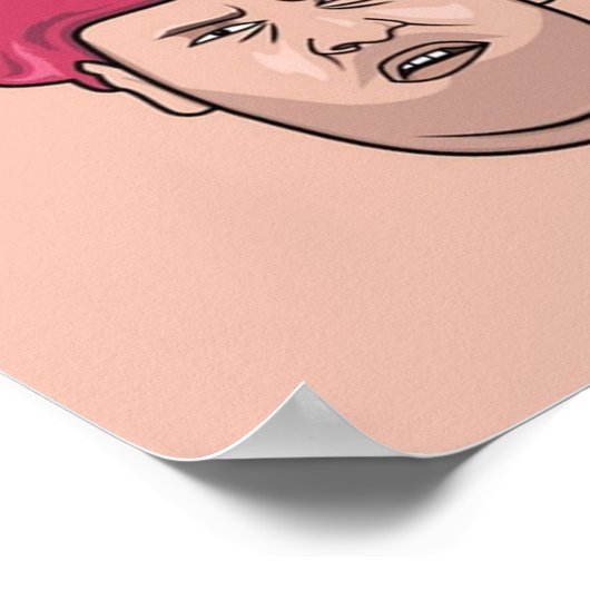 De 9 gezichten van Rainer Drachenlord Winkler Poster (Hoek)