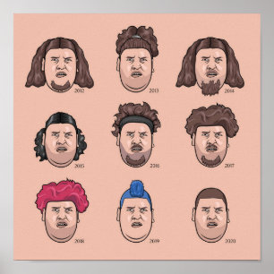 De 9 gezichten van Rainer Drachenlord Winkler Poster