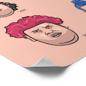 De 9 gezichten van Rainer Drachenlord Winkler Poster (Hoek)