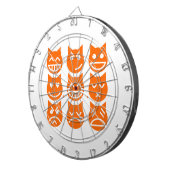 De 9 levens van de Emoji-kat Dartbord (Voorkant Rechts)
