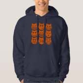 De 9 levens van de Emoji-kat Hoodie (Voorkant)