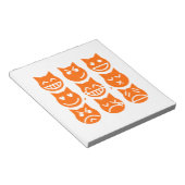 De 9 levens van de Emoji-kat Notitieblok (Schuin)