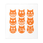 De 9 levens van de Emoji-kat Notitieblok (Voorkant)
