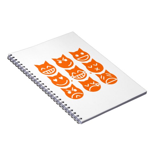De 9 levens van de Emoji-kat Notitieboek (Rechterzijde)