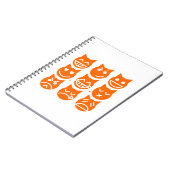 De 9 levens van de Emoji-kat Notitieboek (Linkerzijde)