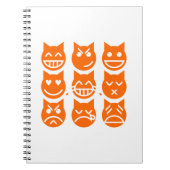 De 9 levens van de Emoji-kat Notitieboek (Voorkant)