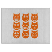 De 9 levens van de Emoji-kat Snijplank (Voorkant)