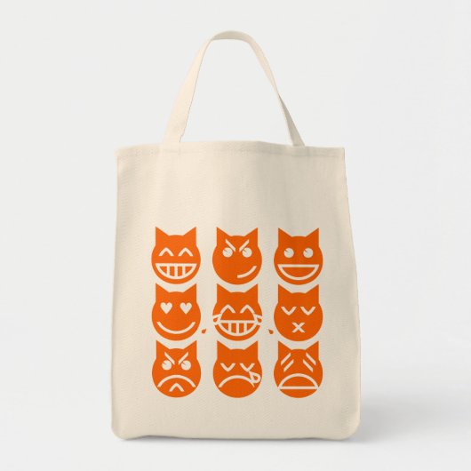 De 9 levens van de Emoji-kat Tote Bag (Voorkant)