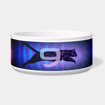 De 9 Levens van de Kat Keramische Kom voor Huisdie