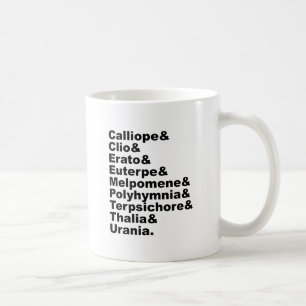 De 9 muizen zijn populair gemaakt door de Griekse Koffiemok