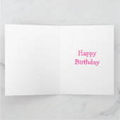 De 9e verjaardagskaart van het meisje van de grote kaart (Binnen)