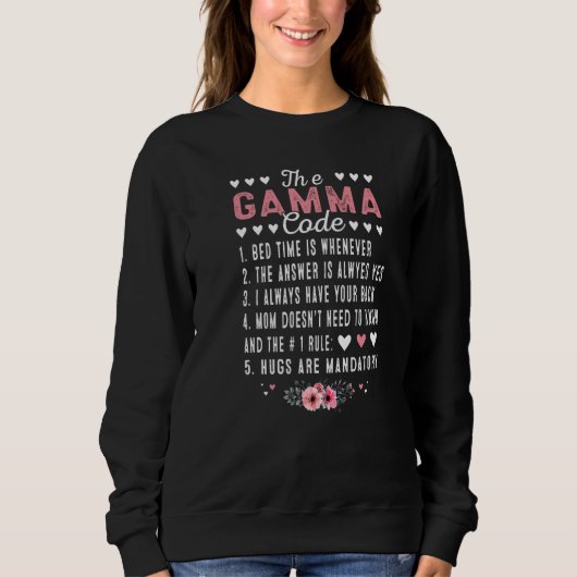De A Gamma Code Oma Moedersdag Trui (Voorkant)