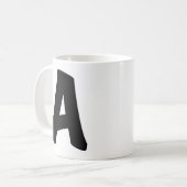 De "A" mok (Voorkant links)