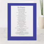 De AA Beloften (papier vel) Kaart (Voorkant)