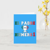 De Aalmoezenier Número van Gr 1 #1 Papa in Spaans Kaart (Gele Bloem)