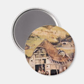 De aanbidding der wijzen, door Hieronymus Bosch ( Magneet (Voorkant / Achterkant)