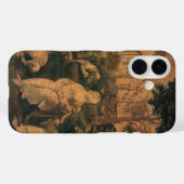 De aanbidding der wijzen van Leonardo da Vinci Case-Mate iPhone Case (Achterkant (horizontaal))