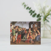 De Aanbidding door de Wijzen Ansichtkaart Briefkaart (Staand voorkant)