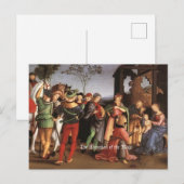 De Aanbidding door de Wijzen Ansichtkaart Briefkaart (Voorkant / Achterkant)