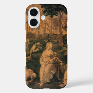 De Aanbidding door de Wijzen van Leonardo da Vinci iPhone 16 Hoesje