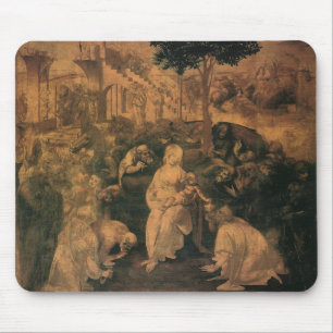 De Aanbidding door de Wijzen van Leonardo da Vinci Muismat