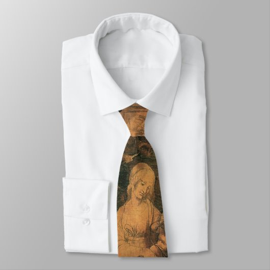 De Aanbidding door de Wijzen van Leonardo da Vinci Stropdas (Gebonden)
