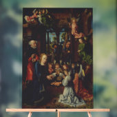 De aanbidding van het Christuskind Acryl Bord (Neutraal)